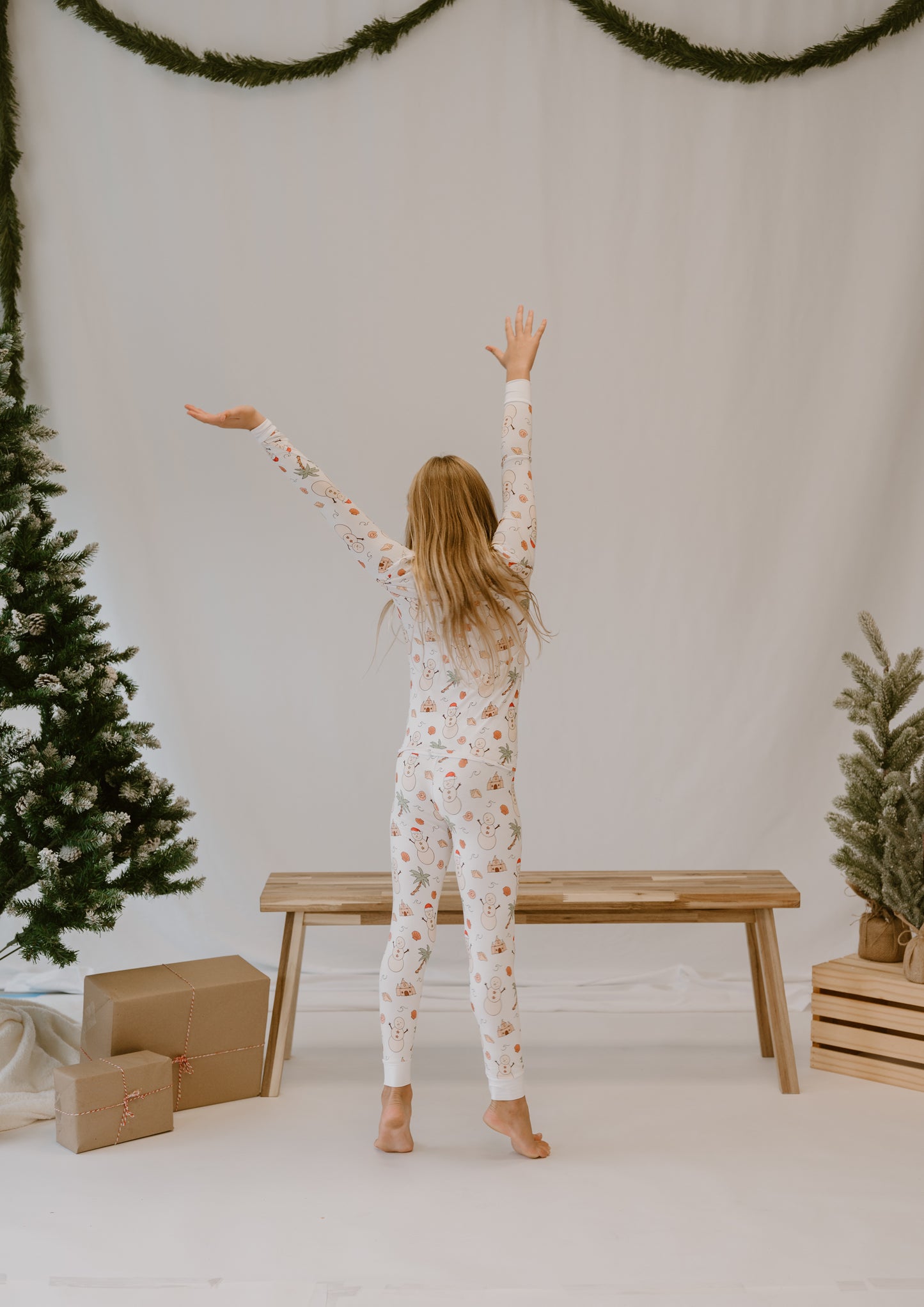 Jingle Bells and Sea Shells Two Piece Pajamas