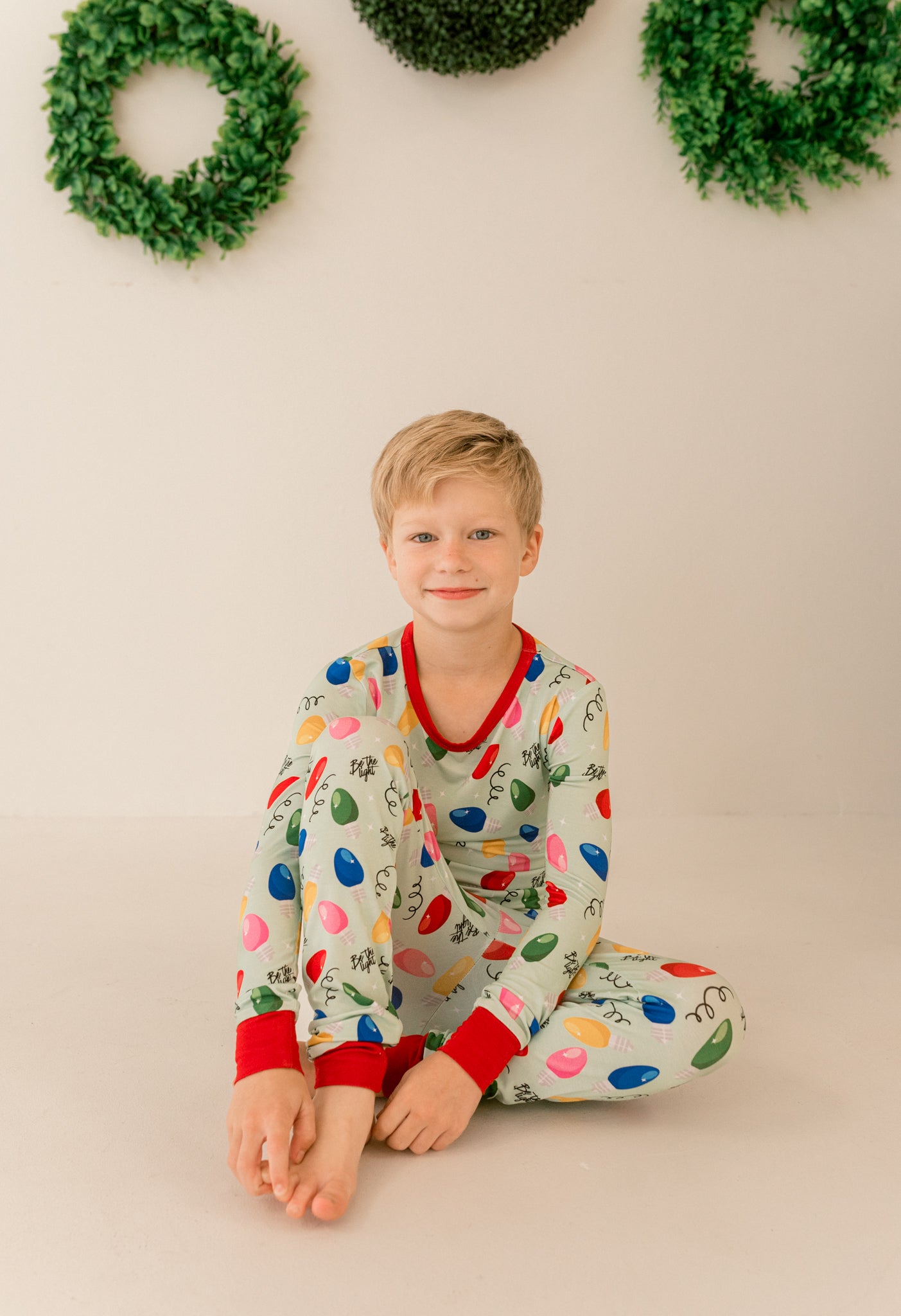 Be the Light at Christmas Long Sleeve Pajamas